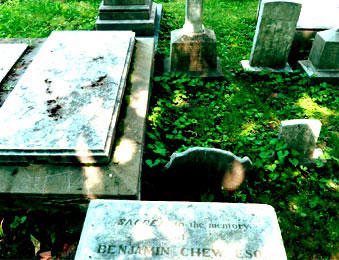 Benjamin Chew Grave, Saint Peter's Episcopal Churchyard,  Philadelphia